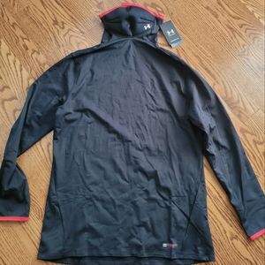 Mens under armour ColdGear Sportsmask Mock Long Sleeve Shirt size XL
